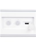 Aplique de pared alargado SILVES LED carga solar y batería USB, sensor de movimiento 6W 1x 700lm, 4000K IP44 Blanco
