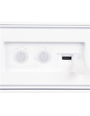 Aplique de pared alargado SILVES LED carga solar y batería USB, sensor de movimiento 6W 1x 700lm, 4000K IP44 Blanco