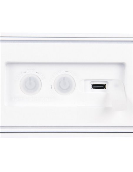 Aplique de pared alargado SILVES LED carga solar y batería USB, sensor de movimiento 6W 1x 700lm, 4000K IP44 Blanco