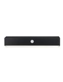 Aplique LED SILVES de pared alargado, carga solar y batería USB, sensor de movimiento 6W 1x 700lm, 4000K IP44 Negro