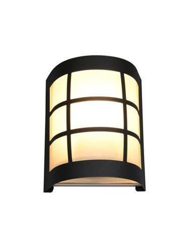 Aplique de pared SINTRA rejilla decorativa bombilla excl. 1x E27 max. 25W IP44