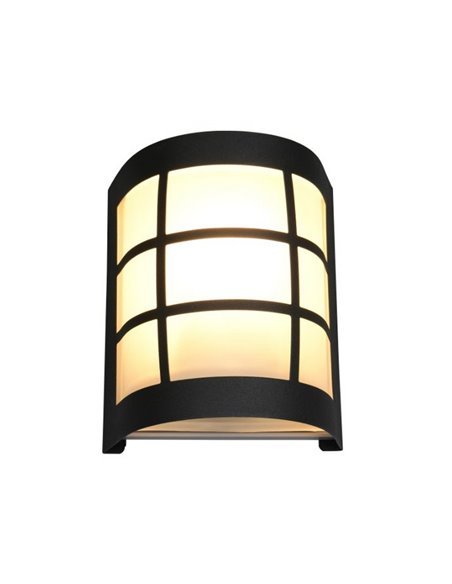 Aplique de pared SINTRA rejilla decorativa bombilla excl. 1x E27 max. 25W IP44