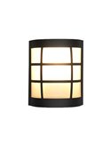 Aplique de pared SINTRA rejilla decorativa bombilla excl. 1x E27 max. 25W IP44