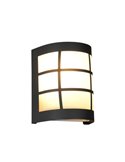 Aplique de pared SINTRA rejilla decorativa bombilla excl. 1x E27 max. 25W IP44