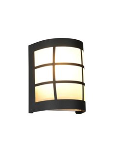Aplique de pared SINTRA rejilla decorativa bombilla excl. 1x E27 max. 25W IP44