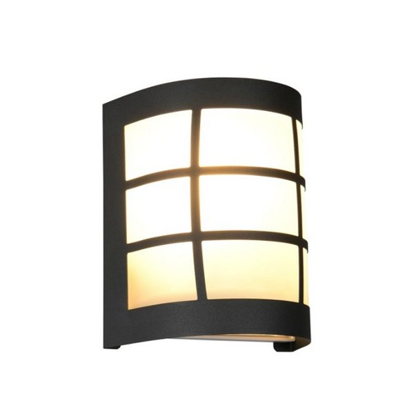 Aplique de pared SINTRA rejilla decorativa bombilla excl. 1x E27 max. 25W IP44