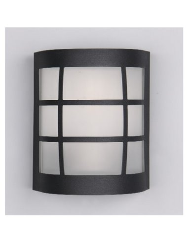 Aplique de pared SINTRA rejilla decorativa bombilla excl. 1x E27 max. 25W IP44