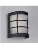 Aplique de pared SINTRA rejilla decorativa bombilla excl. 1x E27 max. 25W IP44