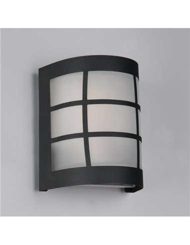 Aplique de pared SINTRA rejilla decorativa bombilla excl. 1x E27 max. 25W IP44