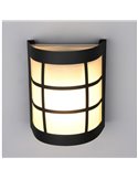 Aplique de pared SINTRA rejilla decorativa bombilla excl. 1x E27 max. 25W IP44