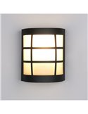 Aplique de pared SINTRA rejilla decorativa bombilla excl. 1x E27 max. 25W IP44
