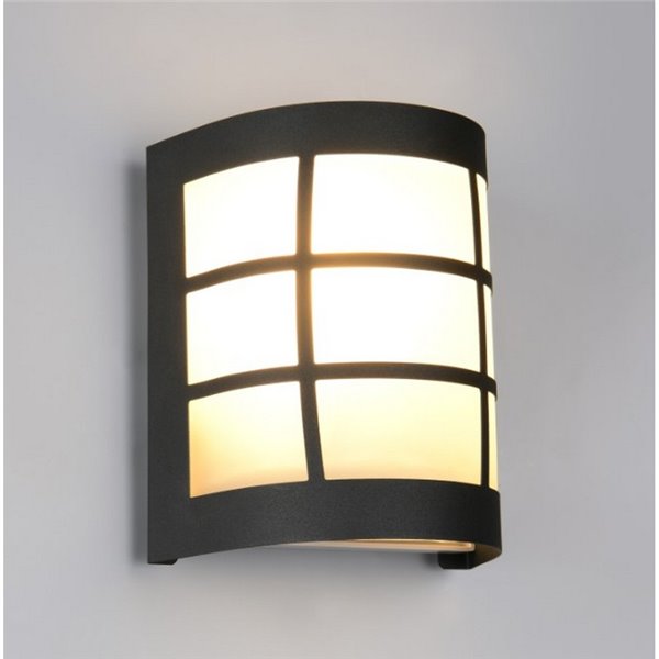 Aplique de pared SINTRA rejilla decorativa bombilla excl. 1x E27 max. 25W IP44