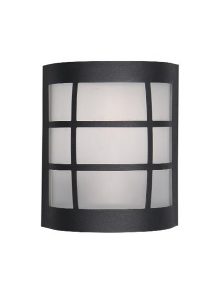 Aplique de pared SINTRA rejilla decorativa bombilla excl. 1x E27 max. 25W IP44