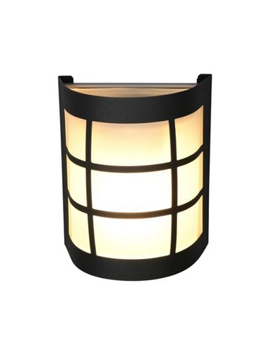 Aplique de pared SINTRA rejilla decorativa bombilla excl. 1x E27 max. 25W IP44