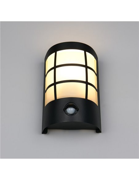 Aplique de pared SINTRA con sensor de movimiento, bombilla excl. 1x E27 max. 25W IP44