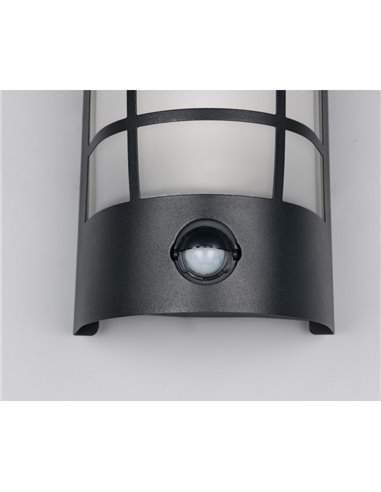 Aplique de pared SINTRA con sensor de movimiento, bombilla excl. 1x E27 max. 25W IP44
