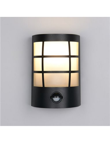 Luminária de parede SINTRA com sensor de movimento, lâmpada excl. 1x E27 máx. 25 W IP44