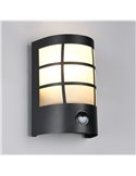 Aplique de pared SINTRA con sensor de movimiento, bombilla excl. 1x E27 max. 25W IP44