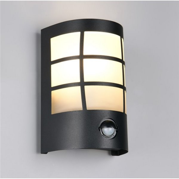 Aplique de pared SINTRA con sensor de movimiento, bombilla excl. 1x E27 max. 25W IP44