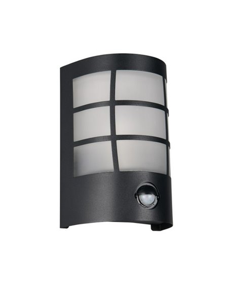 Aplique de pared SINTRA con sensor de movimiento, bombilla excl. 1x E27 max. 25W IP44