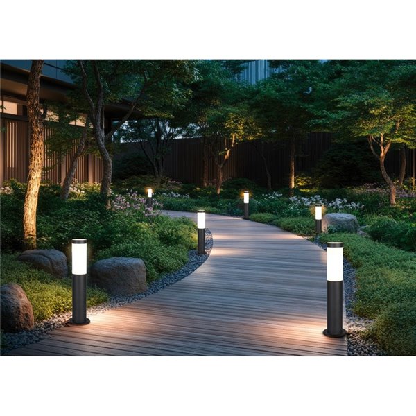 Baliza de suelo exterior TRIOTO 45cm bombilla excl. 1x E27 · max. 25W