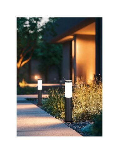 Baliza de suelo exterior TRIOTO 45cm bombilla excl. 1x E27 · max. 25W