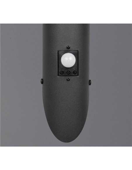 Aplique de pared exterior TRIOTO con sensor de movimiento bombilla excl. 1x E27 max. 25W IP44