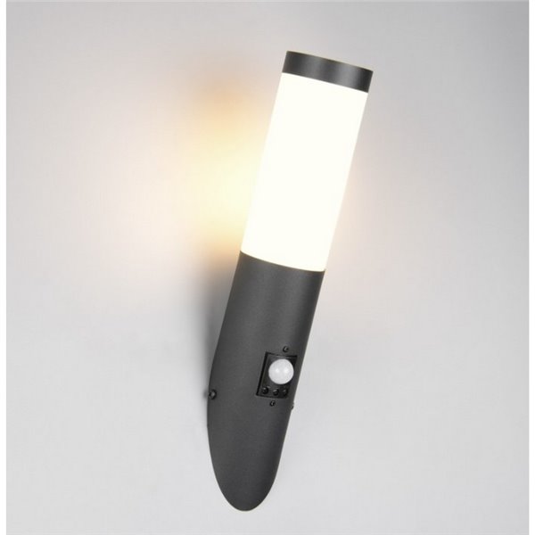 Aplique de pared exterior TRIOTO con sensor de movimiento bombilla excl. 1x E27 max. 25W IP44