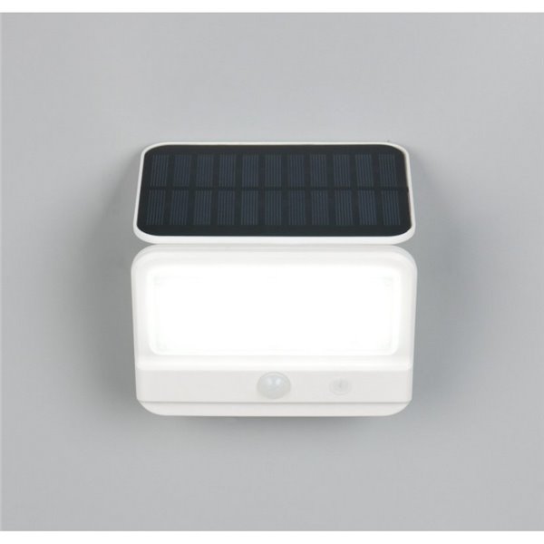 Aplique de pared LED carga solar VIAMAO batería recargable USB con sensor de oscuridad 4W 400lm, 4000K IP44