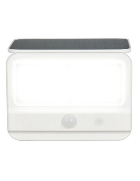 Aplique de pared LED carga solar VIAMAO batería recargable USB con sensor de oscuridad 4W 400lm, 4000K IP44