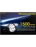 Linterna LED de mano TM39 muy potente 5200 lúmenes y 1500 metros de alcance IP68