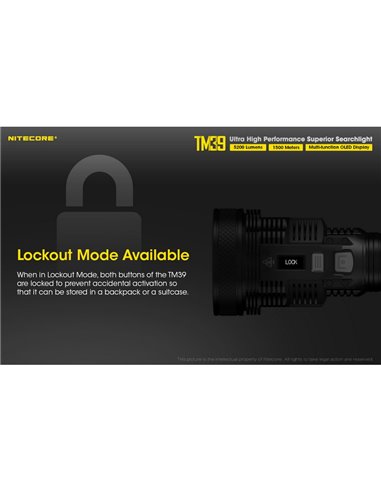 Lampe torche LED portable TM39, très puissante, 5 200 lumens, portée de 1 500 mètres, IP68