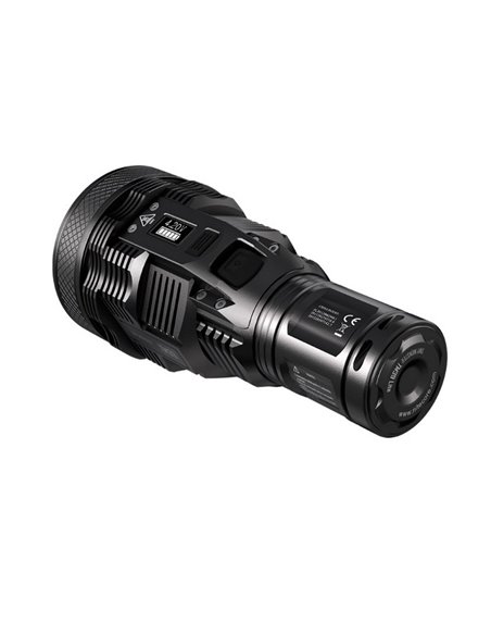 Linterna de mano TM39 Lite 5200 lúmenes muy potente IP68 1500 metros de alcance, batería 4 × 18650