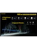 Linterna de mano TM39 Lite 5200 lúmenes muy potente IP68 1500 metros de alcance, batería 4 × 18650