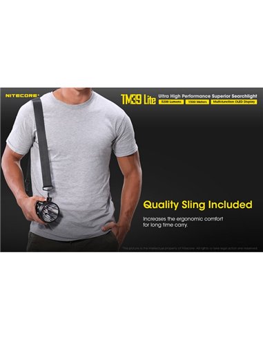 Lanterna portátil TM39 Lite de 5200 lúmens, IP68 muito potente, alcance de 1500 metros, bateria 4x18650