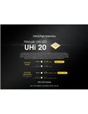 Linterna de mano EDC27 Uhi 3100 lúmenes y 305 metros de alcance batería 1700 mAh incorporada IP54