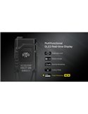 Linterna de mano EDC27 Uhi 3100 lúmenes y 305 metros de alcance batería 1700 mAh incorporada IP54