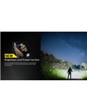 Linterna de mano EDC27 Uhi 3100 lúmenes y 305 metros de alcance batería 1700 mAh incorporada IP54