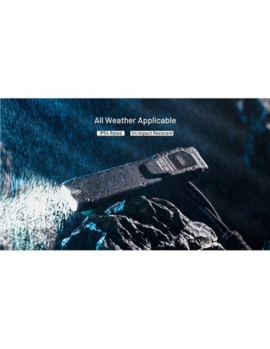 Lampe torche portable EDC27 Uhi, 3 100 lumens, portée de 305 mètres, batterie intégrée de 1 700 mAh, IP54