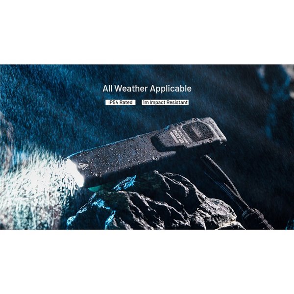 Lampe torche portable EDC27 Uhi, 3 100 lumens, portée de 305 mètres, batterie intégrée de 1 700 mAh, IP54