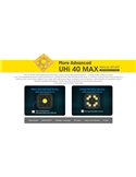 Linterna de mano EDC35 5000 lúmenes y 601 metros de alcance batería 1700 mAh incorporada IP54