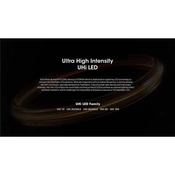 Linterna de mano EDC35 5000 lúmenes y 601 metros de alcance batería 1700 mAh incorporada IP54