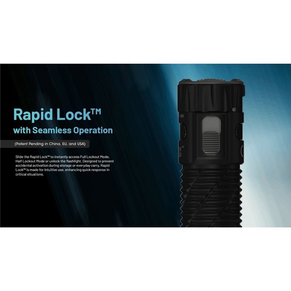 Lanterna portátil EDC35 5000 lúmens 601 metros de alcance Bateria integrada de 1700 mAh IP54