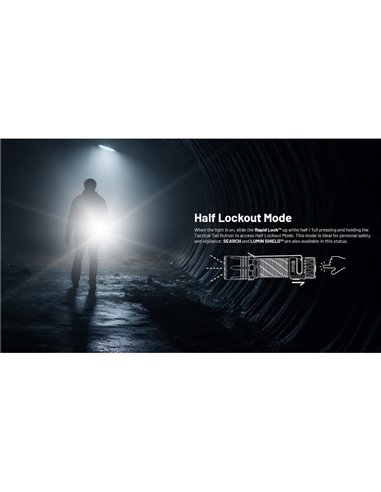 Lampe torche EDC35 5000 lumens, portée de 601 mètres, batterie intégrée de 1700 mAh, IP54