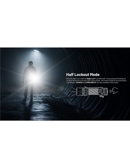 Lampe torche EDC35 5000 lumens, portée de 601 mètres, batterie intégrée de 1700 mAh, IP54