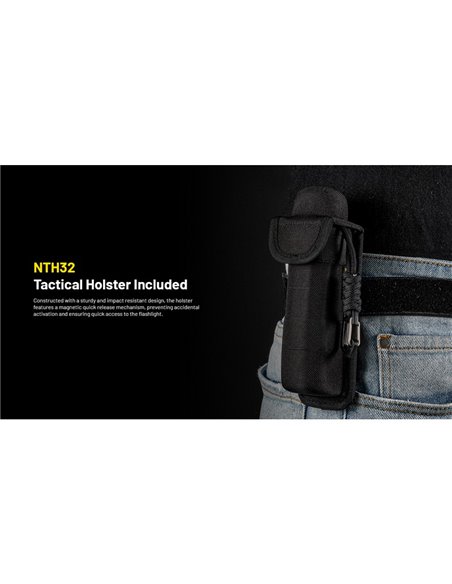 Linterna de mano EDC35 5000 lúmenes y 601 metros de alcance batería 1700 mAh incorporada IP54