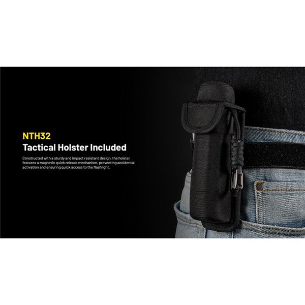 Linterna de mano EDC35 5000 lúmenes y 601 metros de alcance batería 1700 mAh incorporada IP54