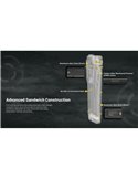 Linterna de mano EDC25 ultraligera 3000 lúmenes, 300 metros alcance y batería 1700 mAh incorporada IP68