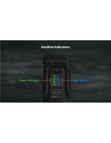 Lanterna de mão ultraleve EDC25, 3000 lúmens, alcance de 300 metros e bateria integrada de 1700 mAh, classificação IP68.