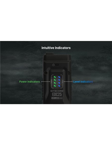 Linterna de mano EDC25 ultraligera 3000 lúmenes, 300 metros alcance y batería 1700 mAh incorporada IP68